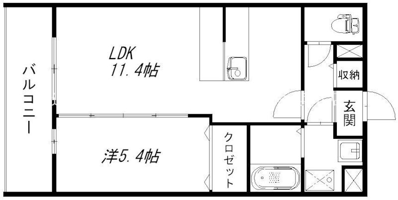 SJT HAMAKITA 102号室 間取り