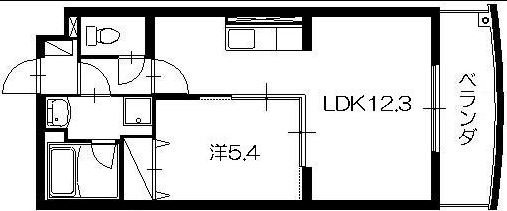 クレイス 303号室 間取り