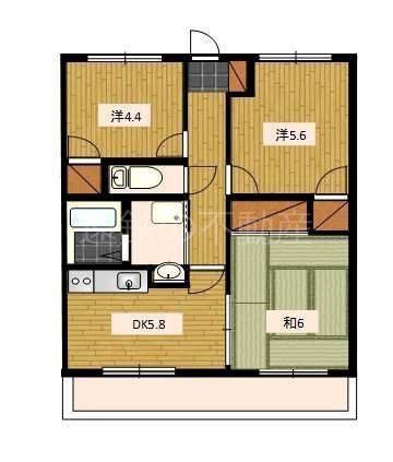 フロントヒルズⅢ 間取り図
