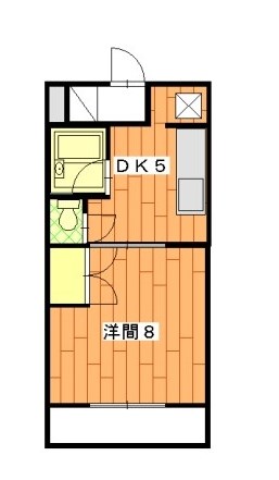 ビオスⅡ 202号室 間取り