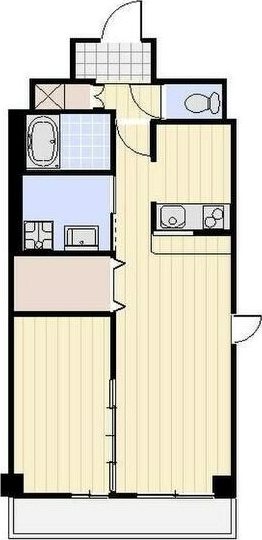 ザ　クレスト元浜 間取り図