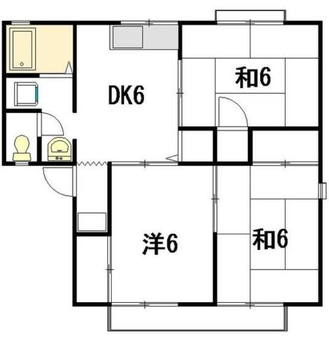 セジュール新津 間取り図