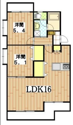 ベルメゾン矢野 間取り図