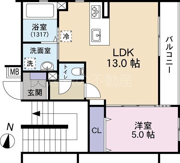 ライム海老塚 301号室 間取り