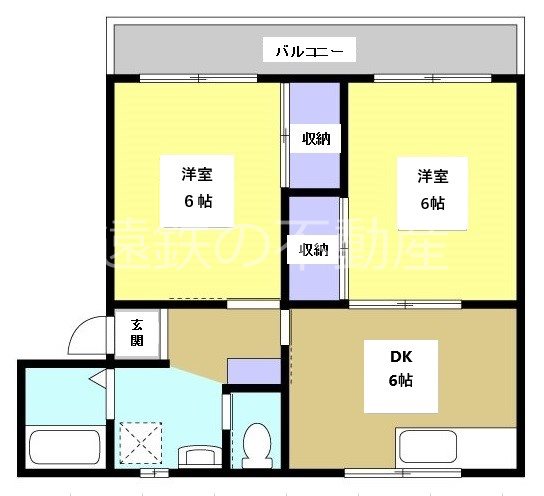 ファミリーハイツ 間取り図