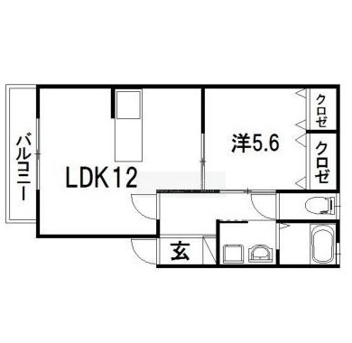 ブルージュM 間取り図