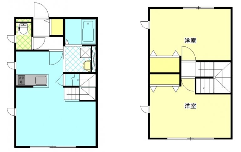 サンライズ安松 間取り図