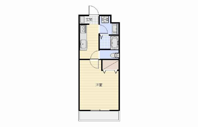 カシス 403号室 間取り