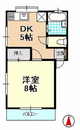 プチソフィアＫＡＭＯ 間取り図