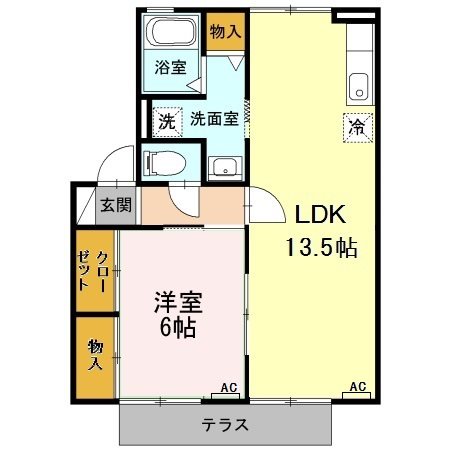 メルベーユ　C 間取り