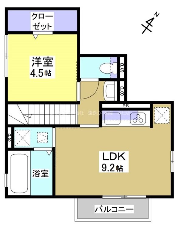 Miel Cocon 間取り図