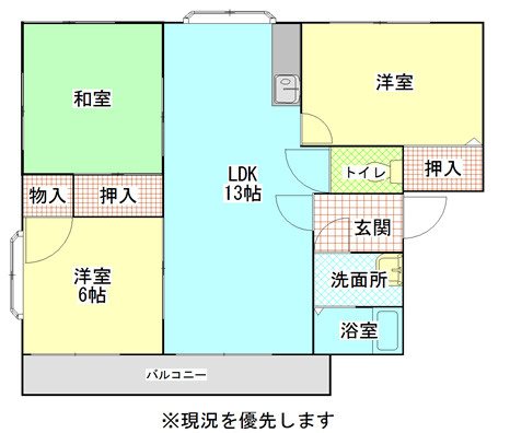ハーミテージ 間取り図