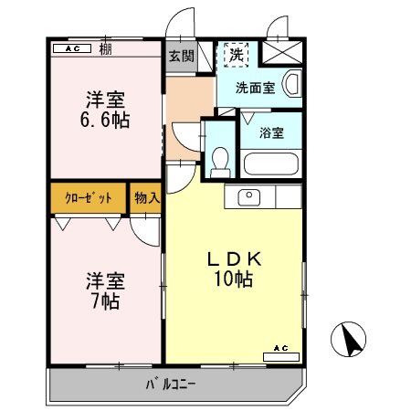 アベニール 間取り図