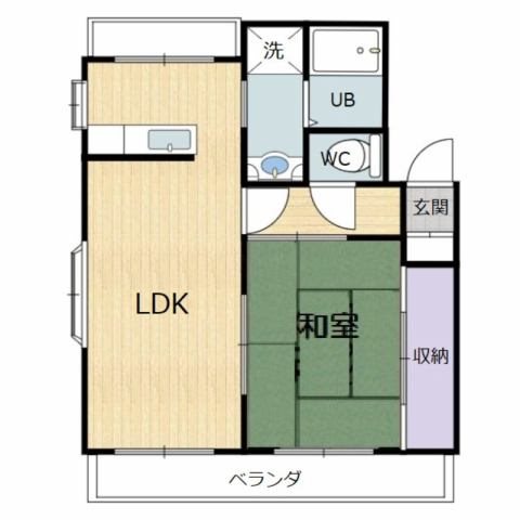 メゾンプレーリーA 間取り図
