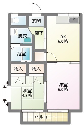 メリーメゾン飛翔 間取り図