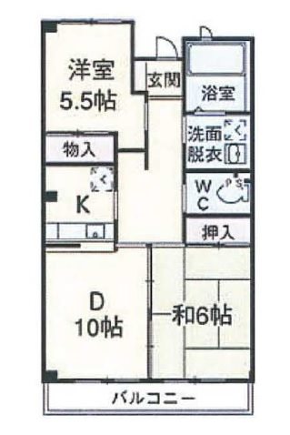 レジデンス浪漫 間取り図