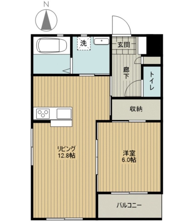 田畑ハイツルシアスⅠ 間取り