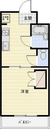 クレーバーマンションⅡ 間取り図