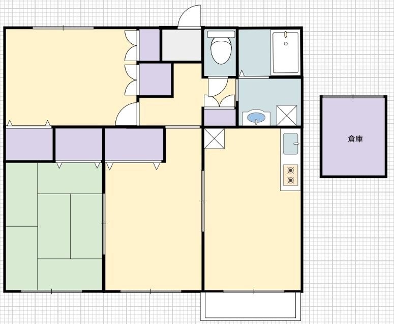 中山借家 間取り図