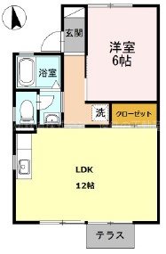 南ハイツ 間取り図