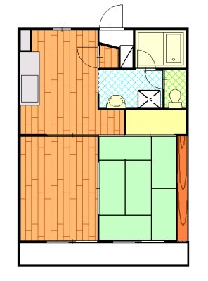 サニーキャッスル 間取り図