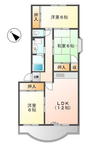 ロイヤルシティⅡ 間取り図