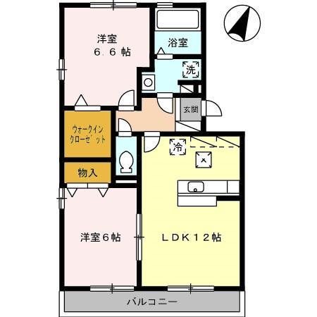ロイヤルガーデン染地台　Ａ 間取り図