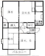 コーポレスサチヤ 間取り図