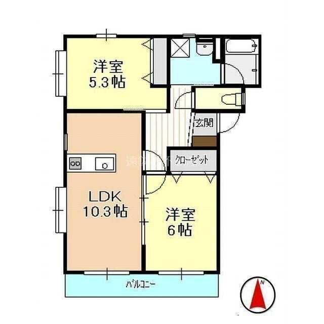 ル・シェモア 間取り