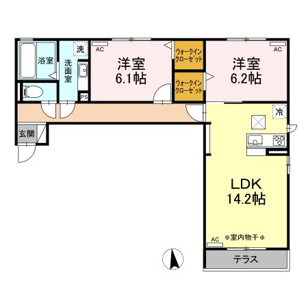 グランベルデ 間取り図