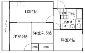 栁田マンション 間取り図