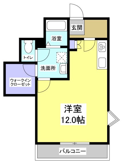 ハイツハーモニー 間取り図