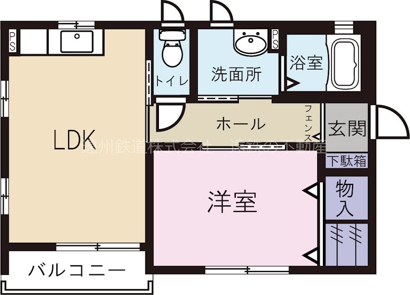 フォンティーヌⅡ 間取り図