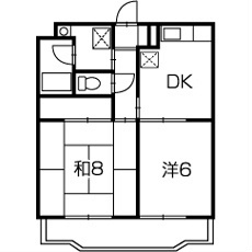 マンションアトランティスⅢ 間取り図