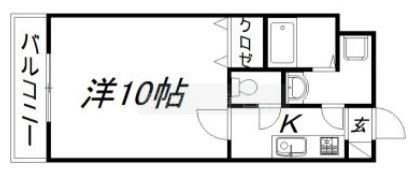 たちばな参番館  103号室 間取り