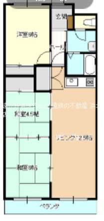 グリーンヒル壱番館 202号室 間取り