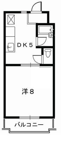 ドミールⅢ 間取り図