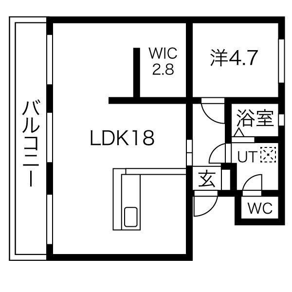第一我心ヶ丘マンション 間取り図
