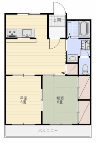 ネオキャッスルA 間取り図