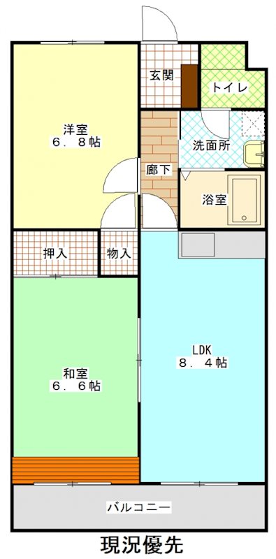ビューしじみの森 間取り図