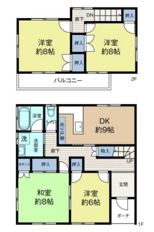 蜆塚1丁目Ａ棟 間取り