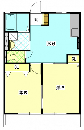 ハイツ秋桜 間取り図