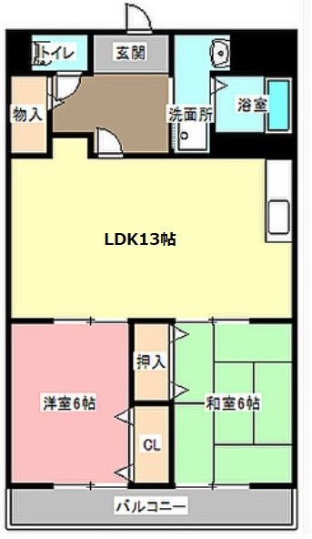 プレジールメゾン 303号室 間取り