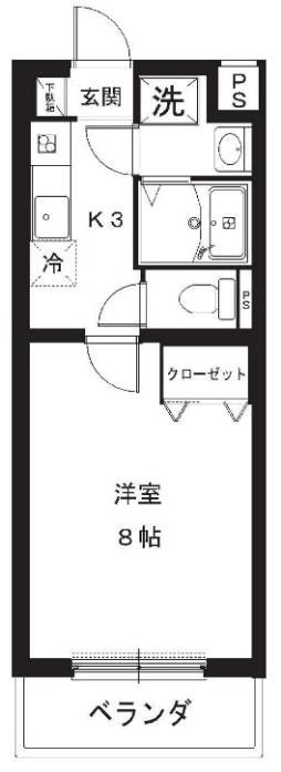 ブライベント 401号室 間取り