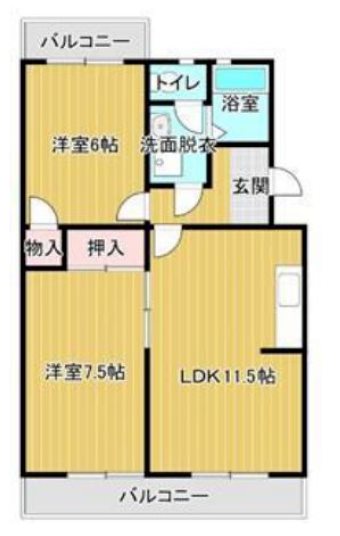 レジデンス曳馬 間取り図