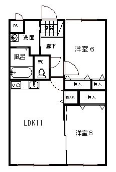 ベルテNAKAJIMA 間取り図