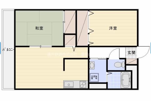 サンライズ弥栄Ⅱ 201号室 間取り