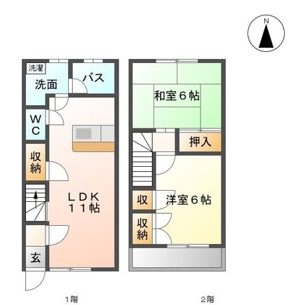 アベニュー平野Ⅲ 003号室 間取り