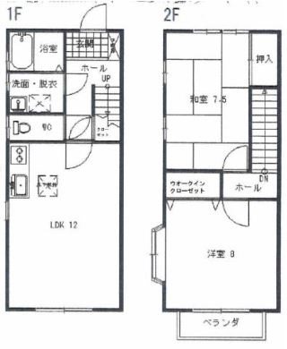 リバーサイド南平 間取り図