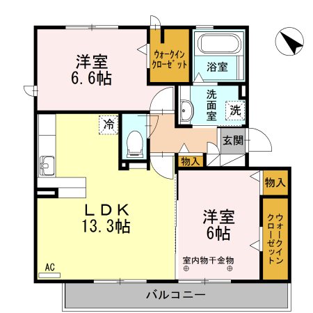 向日葵 間取り図